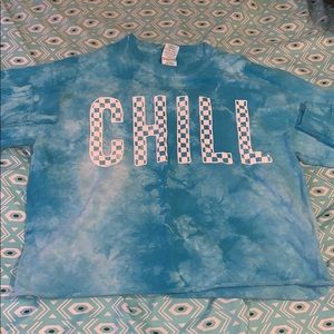 Long sleeve crop top
